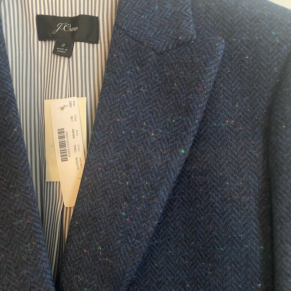 J.Crew Navy Blazer-NWT-Size Small - Picture 5 of 6